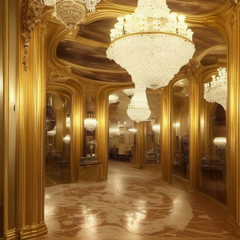 01193-3268194996-, amazingarchitecture, The room is decorated with intricate gold and silver designs on the walls, ceiling and floors. The chande..jpg